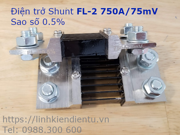 Điện Trở Shunt FL-2 750A/75mV Sai Số 0.5%