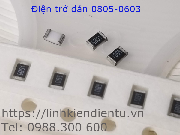 Điện trở 56K 0805 1/8W, 5% (50c)