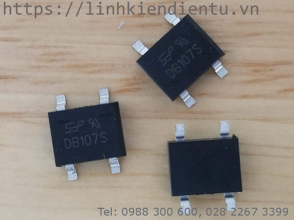 DB107S: Diode cầu chỉnh lưu 1000V/1A 