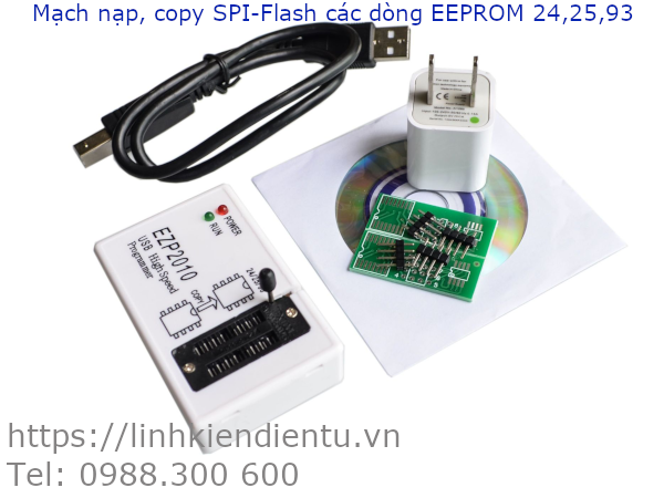 EZP2010 Mạch Nạp 25 FLASH, 24 EEPROM, 25 EEPROM, 93 EEPROM