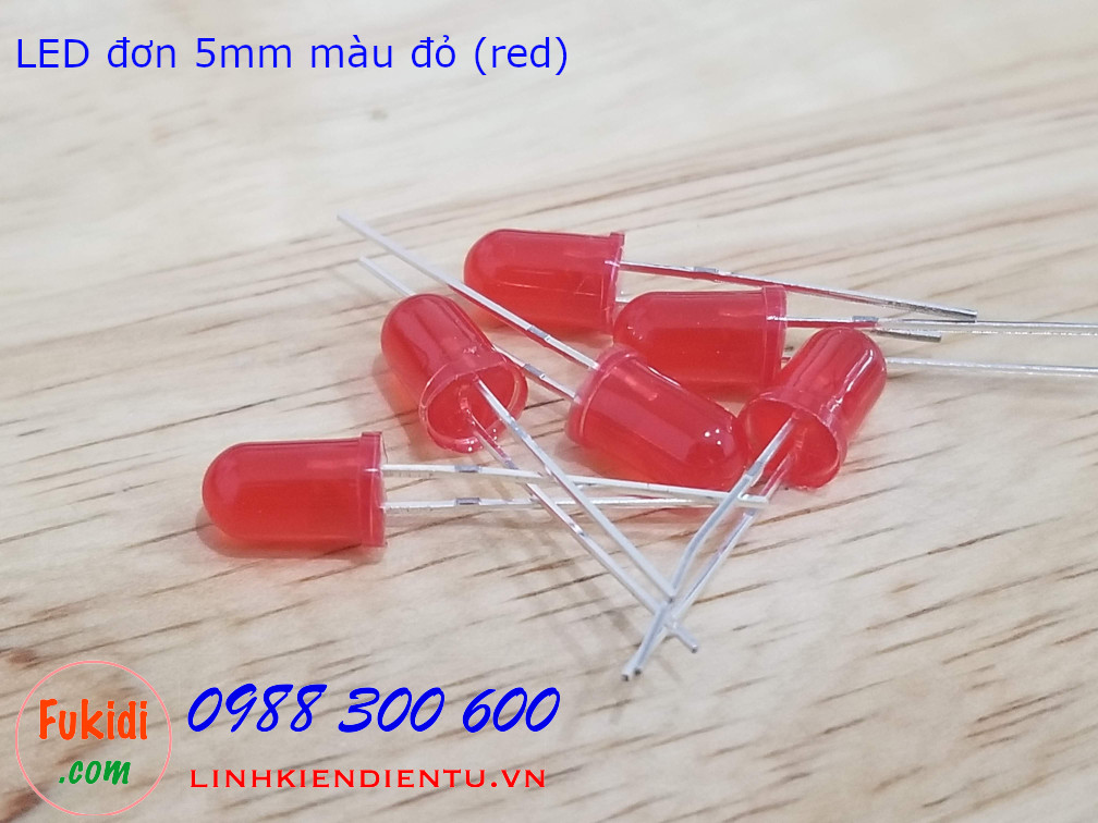 LED 5mm màu đỏ sáng đỏ