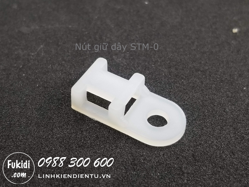 STM-0 Nút giữ dây rút, nút khóa dây dùng để bó dây điện, dây tín hiệu trong tủ điện, mạch điện tử