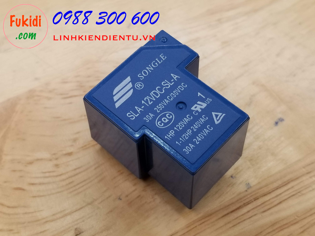 Relay Songle SLA-12VDC-SL-A loại bốn chân tiếp điểm thường mở