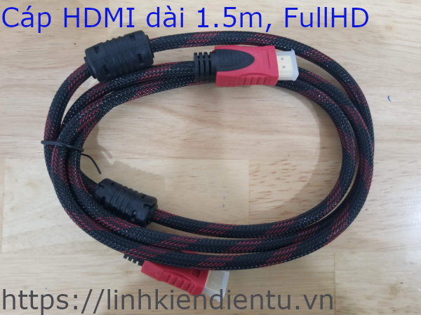 Cáp HDMI dài 1.5m version 1.4, 1080p