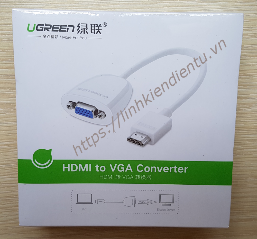 Bộ chuyển đổi HDMI-VGA UGREEN