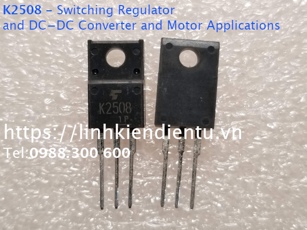 2SK2508 - Switching Regulator and DC−DC Converter and Motor Applications
