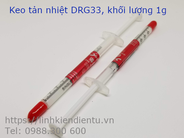 Keo tản nhiệt DRG33, khối lượng 1g