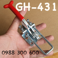 Khóa gài nhanh GH-431, thép mạ kẽm, lực giữ 320kg, dài 175mm