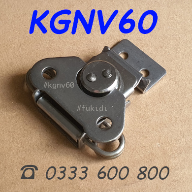 Khóa gài hộp gỗ dạng cánh bướm, inox 304 - KGNV60