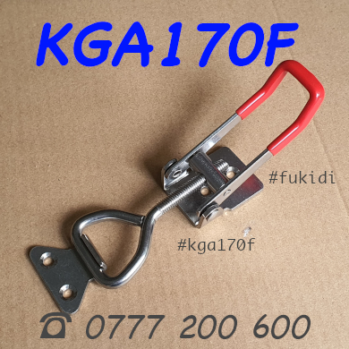 Khóa gài nhanh Inox 304, KT 40x190mm, lực giữ 180kg, KL 190gr - KGA170F