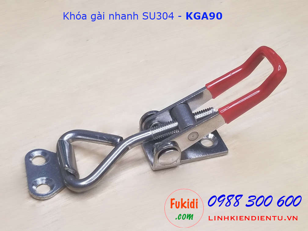 Khóa gài có thể điều chỉnh độ dài, chất liệu SU304 model KGA90