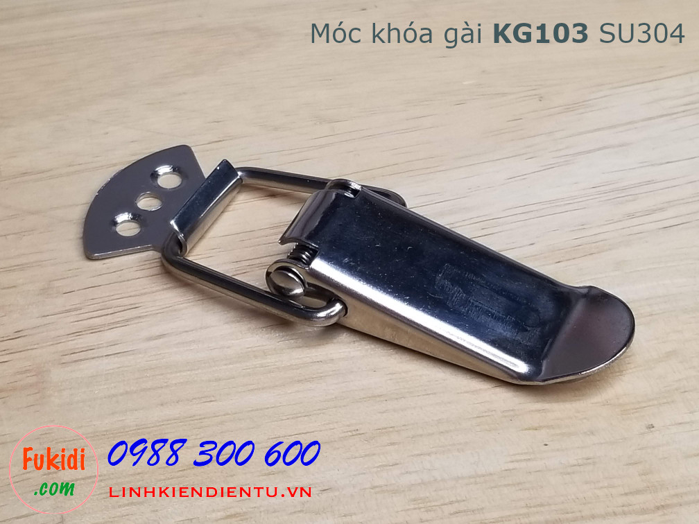 Móc khóa gài KG103 inox 304 kích thước 75x22.5mm