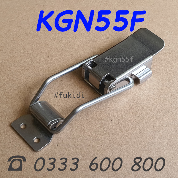 Khóa gài nhanh inox 304 KT 54x24, tay dòn 64mm - KGN55F