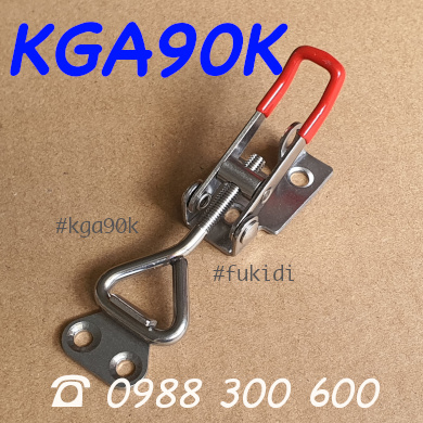 Khóa gài nhanh inox 304, KT 18x90mm, lực giữ 90kg, KL 47gr - KGA90K