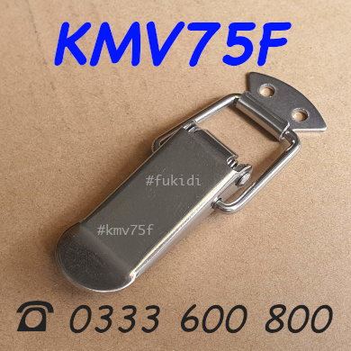 Khóa mỏ vịt, khóa gài inox 304, KT 74x29mm - KMV75F