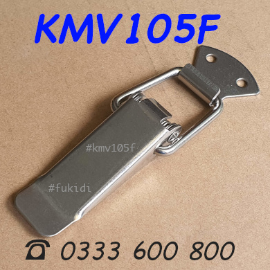 Khóa mỏ vịt, khóa gài inox 304, KT 106x37mm - KMV105F