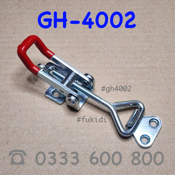Khóa nhanh thép mạ kẽm, KT: 30x125mm lực giữ 180kg - GH-4002