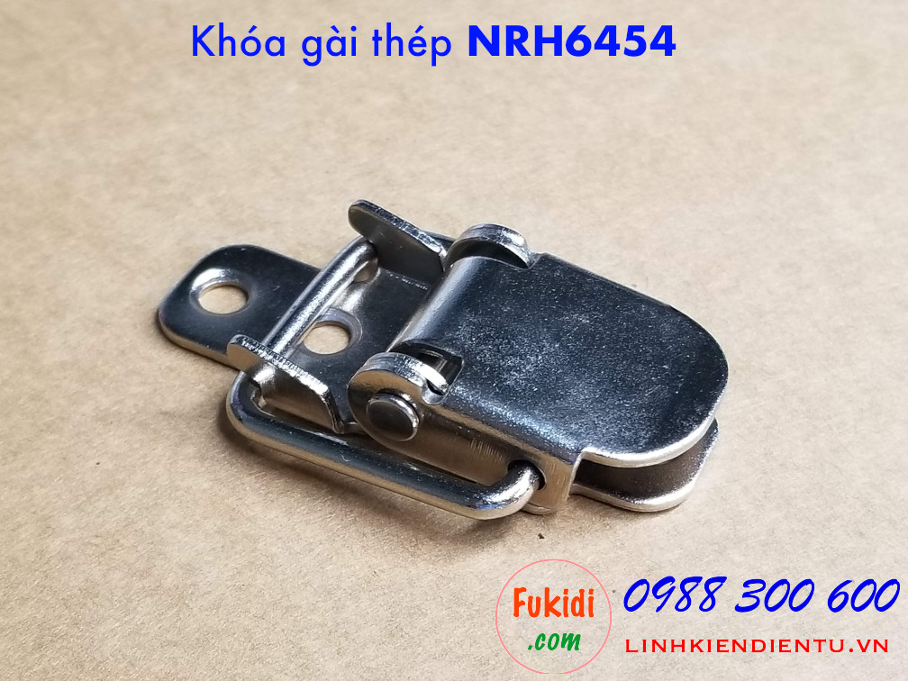 Khóa gài thép NRH6454 size 32x55mm