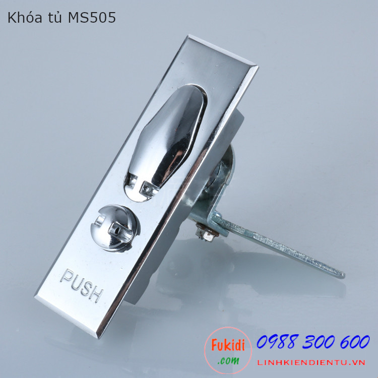 Khóa tủ điện MS505 chất liệu kẽm, không chìa khóa
