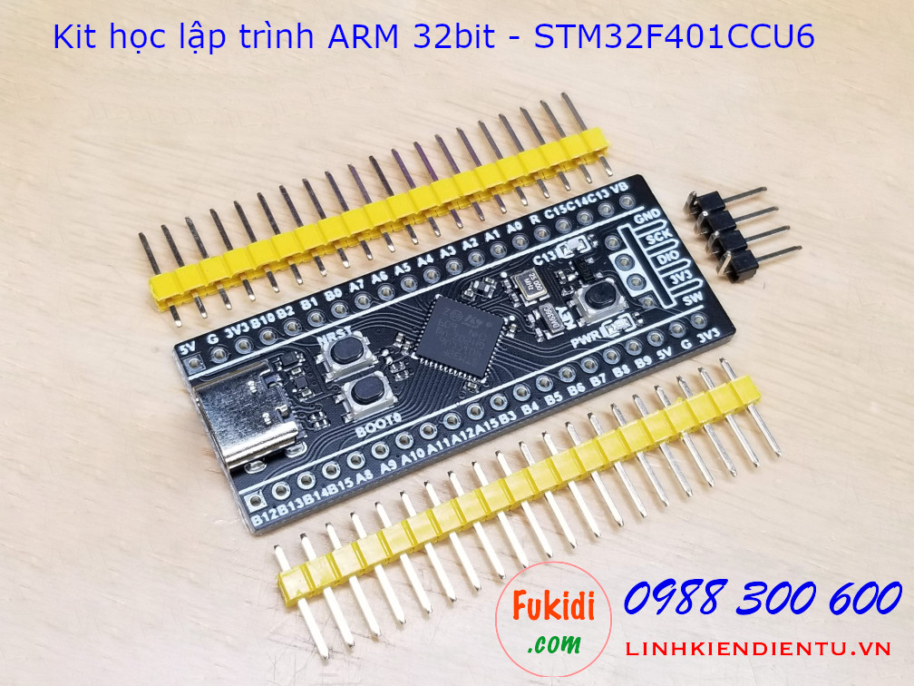 Kit học lập trình vi xử lý mini ARM 32bit họ STM32F4 dùng chip STM32F401CCU6