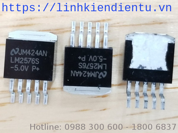LM2576S-5V: ổn áp buck 5V/3A với ngõ vào từ 7-40VDC