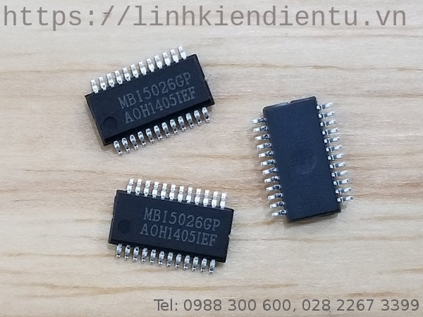 MBI5026GP: 16bit LED driver with shift register