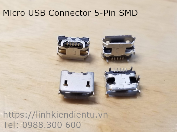 Jack Micro USB MK5P - cổng kết nối micro USB 5 chân dán