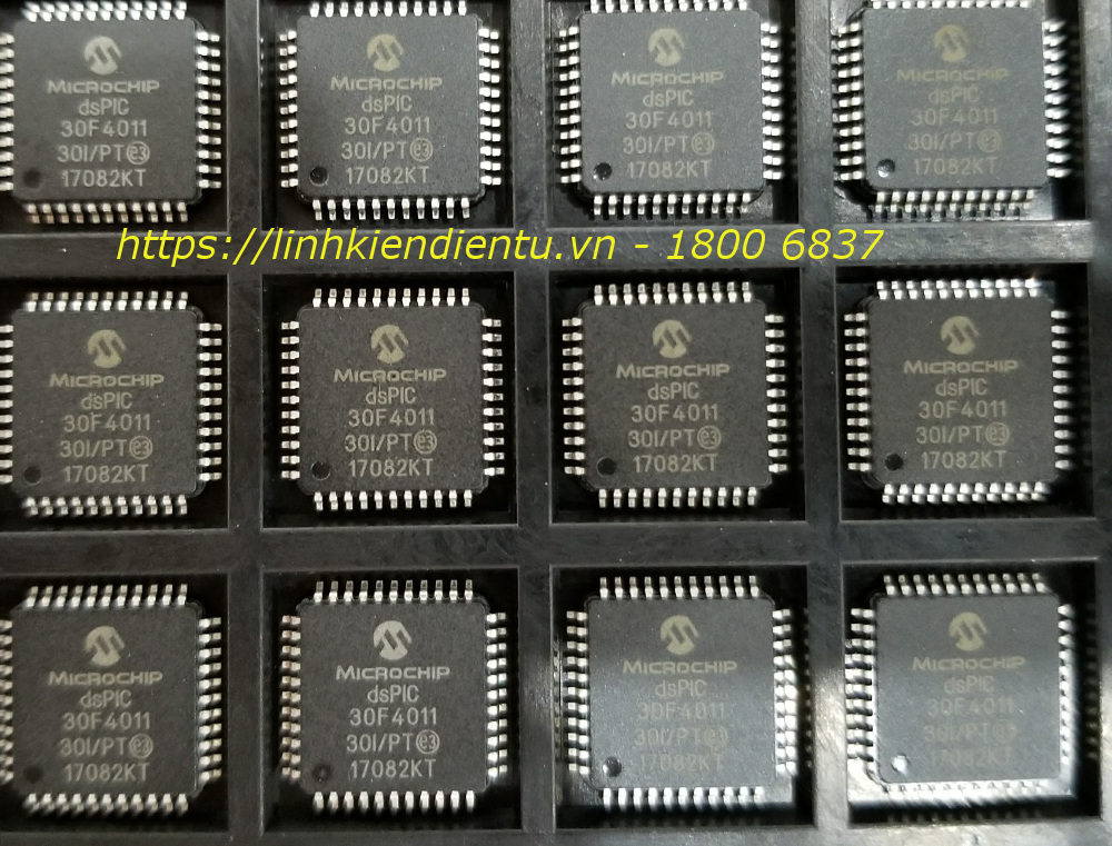 Microchip dsPIC30F4011-30I/PT - 30 MIPs, 48KB Flash, 2KB RAM 16bit MCU