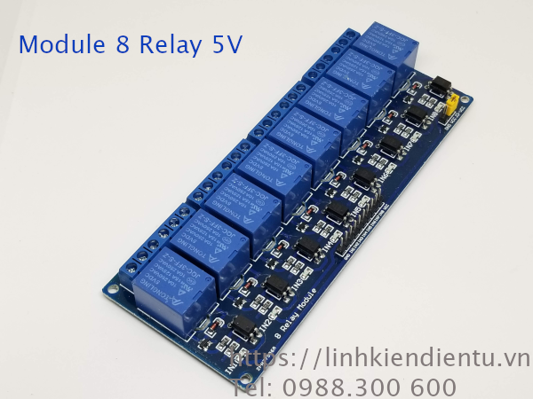 Module 8 Relay 5V, dùng cho Arduino
