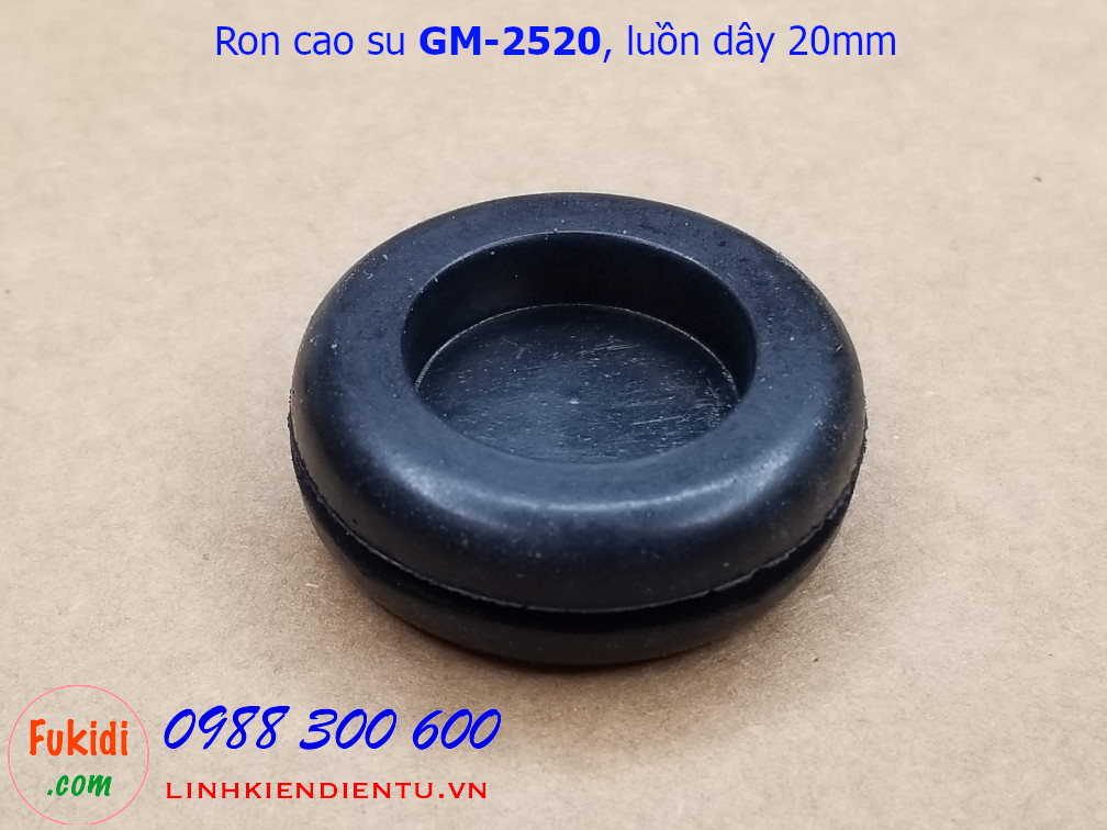 Vòng đệm, ron cao su phi 25mm, luồn dây 20mm GM-2520 - GM2520