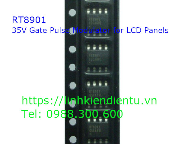 RT8901-35V Gate Pulse Modulator for LCD Panels
