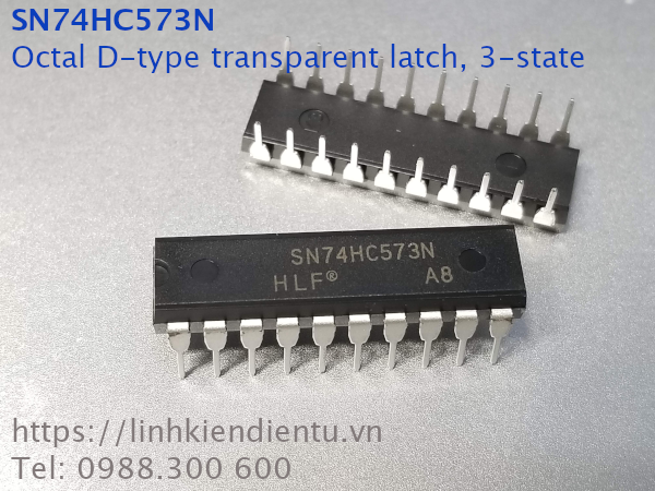 74HC573N Octal D-type transparent latch, 3-state