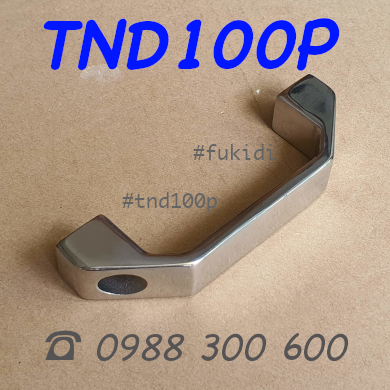 Tay nắm chữ D inox 304 dạng dẹp, dài 100mm - TND100P