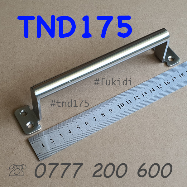 Tay nắm chữ D thép không gỉ, M16 dài 175mm - TND175