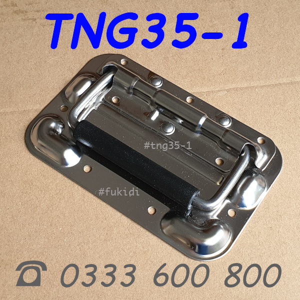 Tay nắm hộp dụng cụ tự gập, inox 304, KT: 159x102mm - TNG35-1