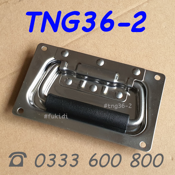 Tay nắm hộp dụng cụ tự gập, inox 304, KT: 132x80mm, KL 200g - TNG36-2