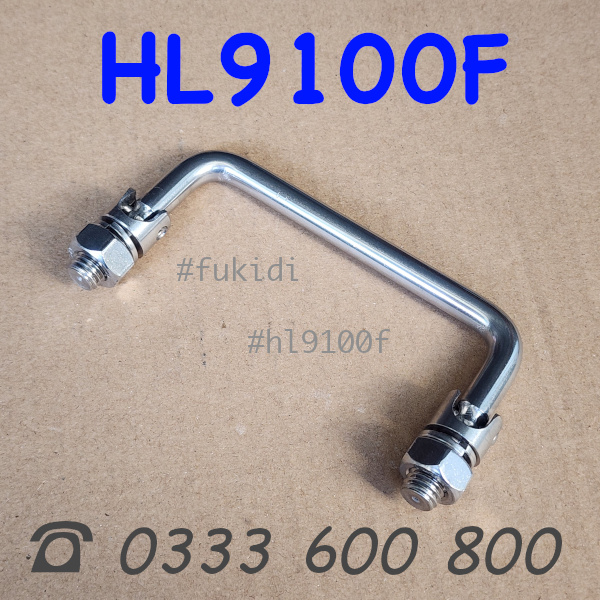Quai xách, tay nắm gập, tay nắm hộc tủ inox 304, M9 dài 100mm - HL9100F