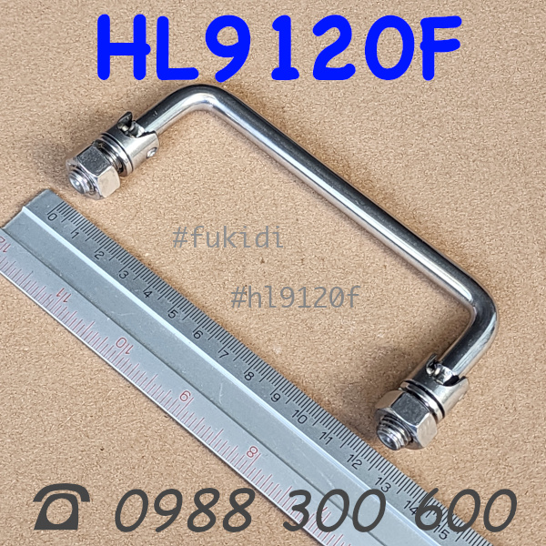 Tay nắm gập inox 304, kích thước M9 dài 120mm - HL9120F