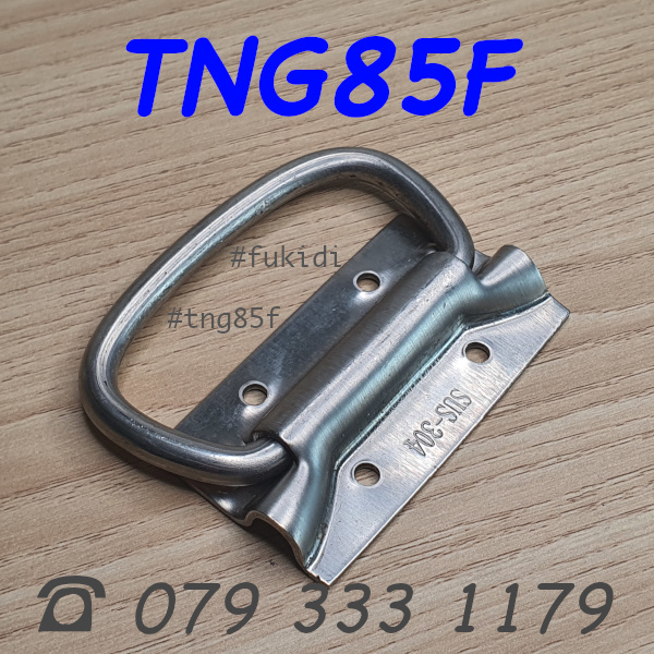Tay nắm gập, tay nắm hộp gỗ, inox 04, KT 85x98, rộng 84mm - TNG85F