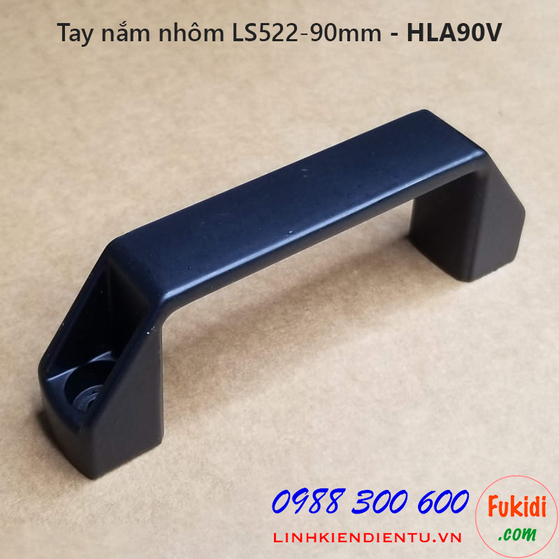 Tay nắm nhôm định hình, tay nằm chữ D bằng nhôm chiều dài 90mm - HLA90V