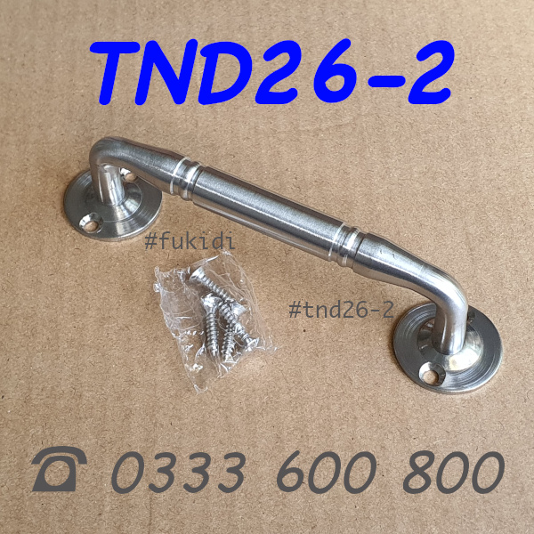 Tay nắm cửa tủ gỗ, hộc tủ, thép không gỉ, KT M13 dài 109mm - TND26-2