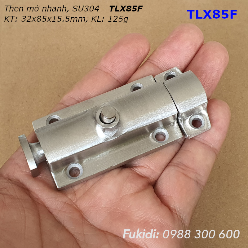 Then cửa khẩn cấp inox 304 KT 32x85mm - TLX85F