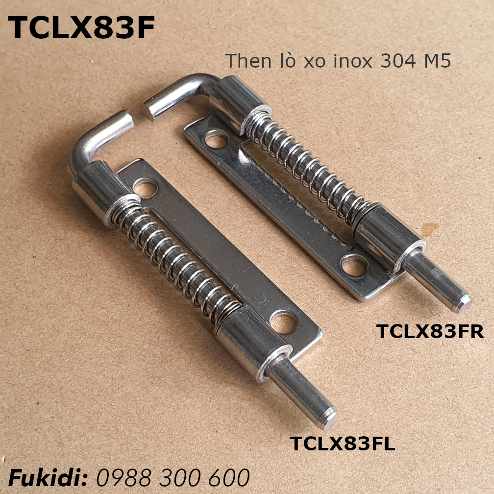 Then lò xo tự giữ inox 304 M5 dài 83mm - TCLX83F