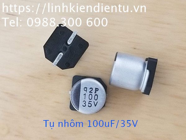 Tụ nhôm Nichicon 100uF/35V