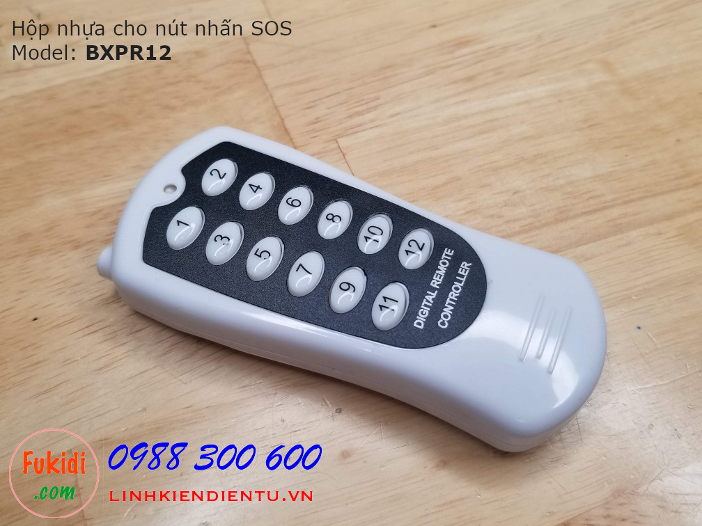 Vỏ hộp nhựa dùng cho bộ điều khiển từ xa 12 chức năng BXPR12
