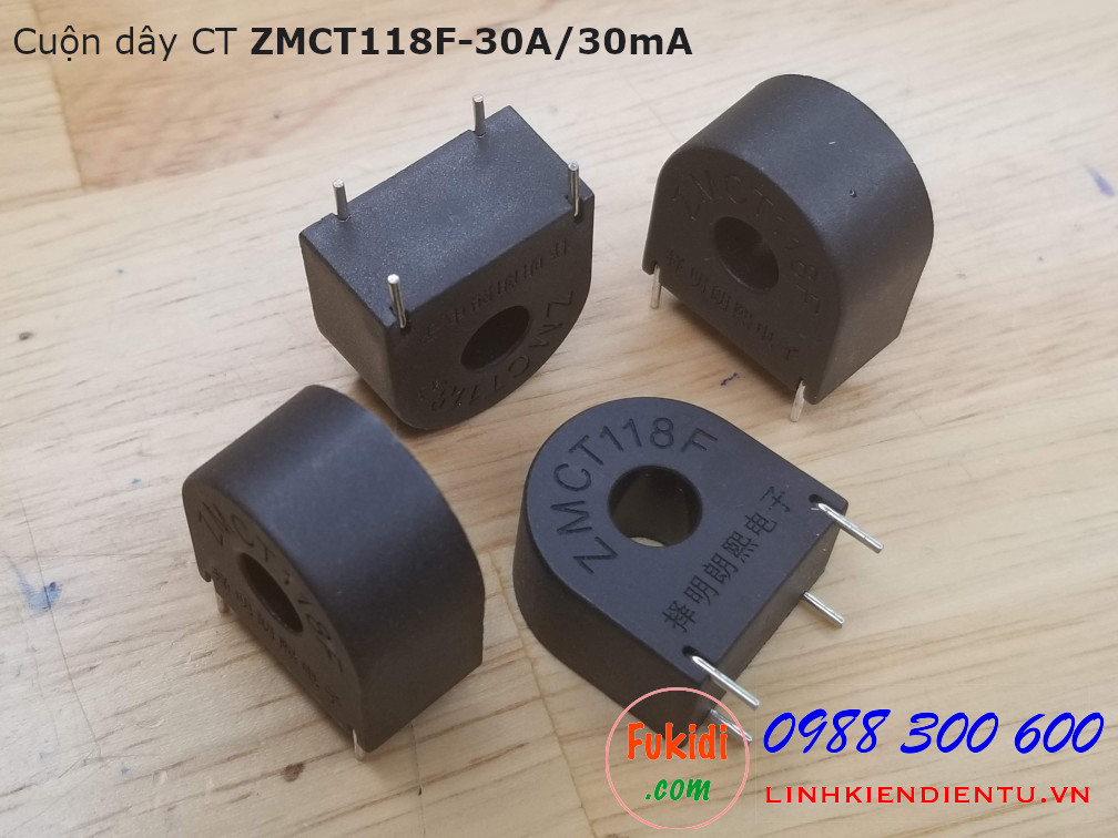 Cuộn dây CT ZMCT118F 30A/30mA