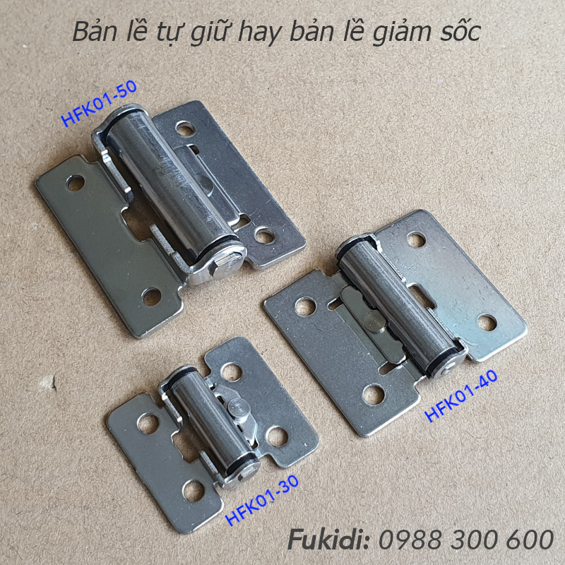 Bản lề tự giữ, bản lề giảm xóc SU-304, KT 48x40, momen xoắn 0.7N.m - HFK01-40