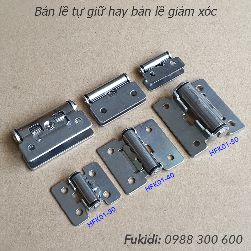 Bản lề tự giữ, bản lề giảm xóc SU-304, KT 48x40, momen xoắn 0.7N.m - HFK01-40