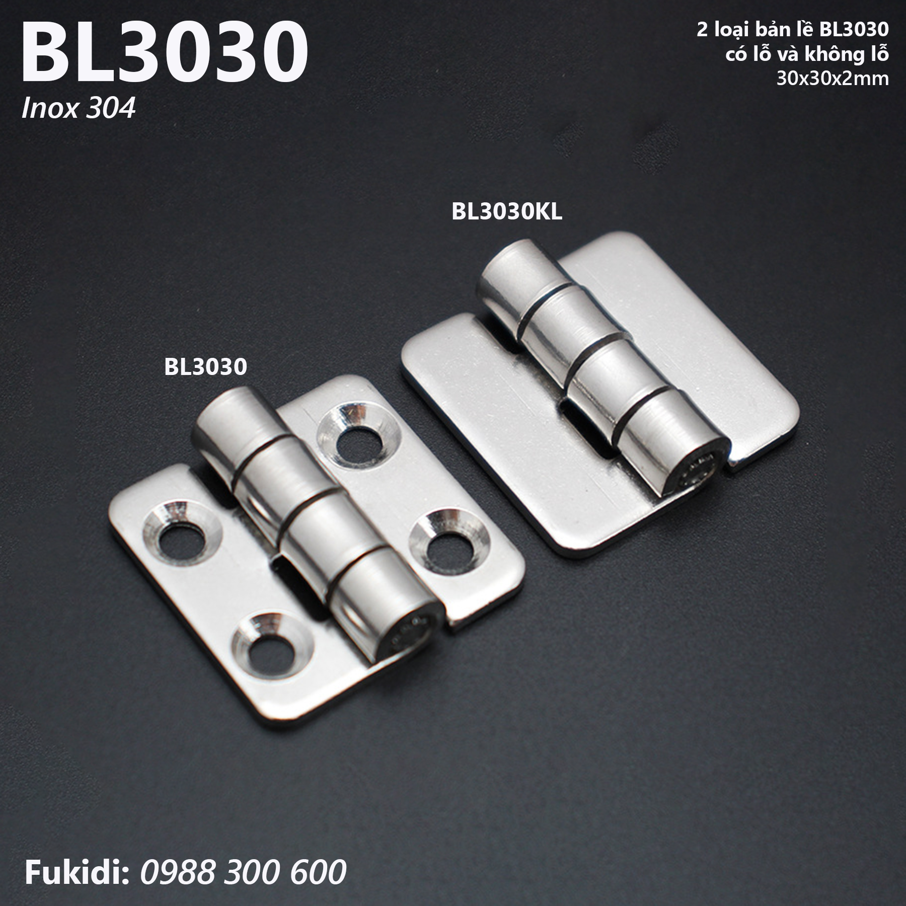 Tương quan sự khác biệt giữa BL3030 (có đục lỗ) và BL3030KL (không đục lỗ)