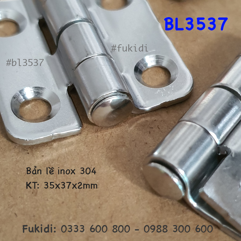 Bản lề tủ điện CL253-1 inox 304 size 35x37mm - CL253-1I